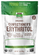 NOW Erythritol, Confectioner's Powder, Organic 1 lb.