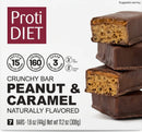Proti Diet Protein Bars, Peanut Butter & Smooth Caramel Crisp, 7 Bars