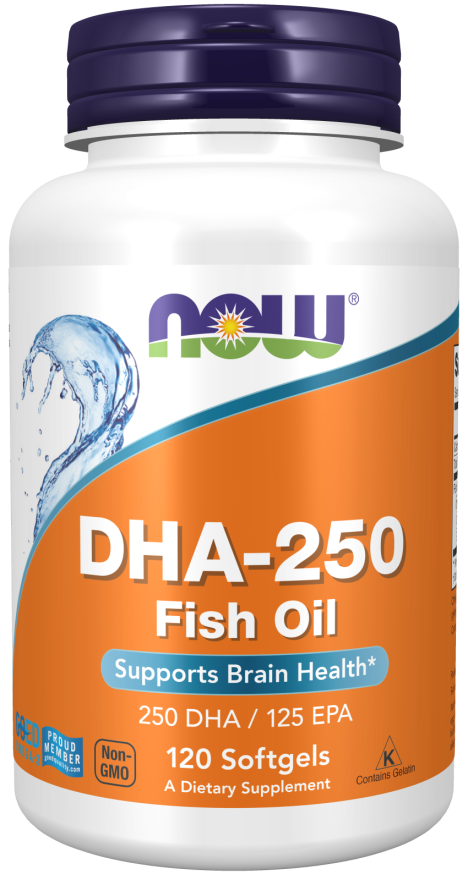 NOW DHA-250 120 softgels