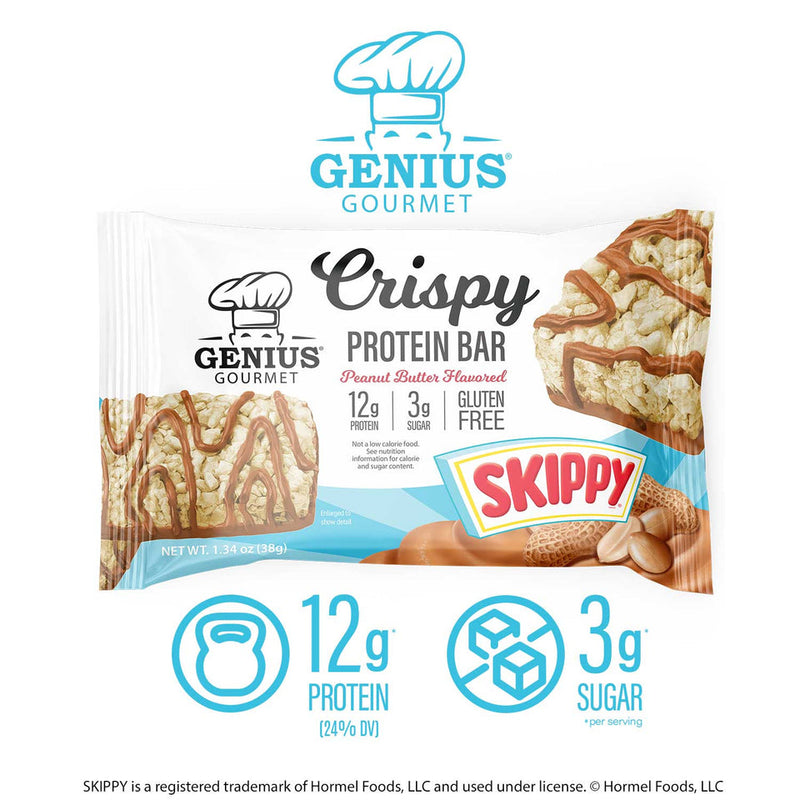 Genius Gourmet Crispy Protein Bar