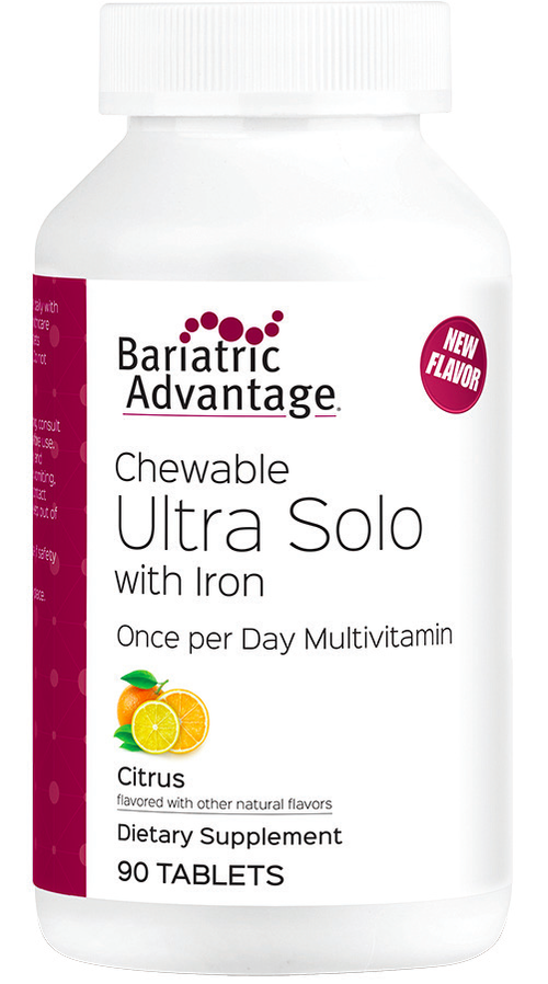 Bariatric Advantage Ultra Solo "One Per Day" Multivitamin Chewable with Iron