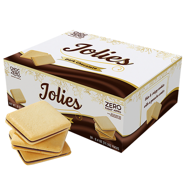 ChocZero Jolies Dark Chocolate Cookies, 8 oz