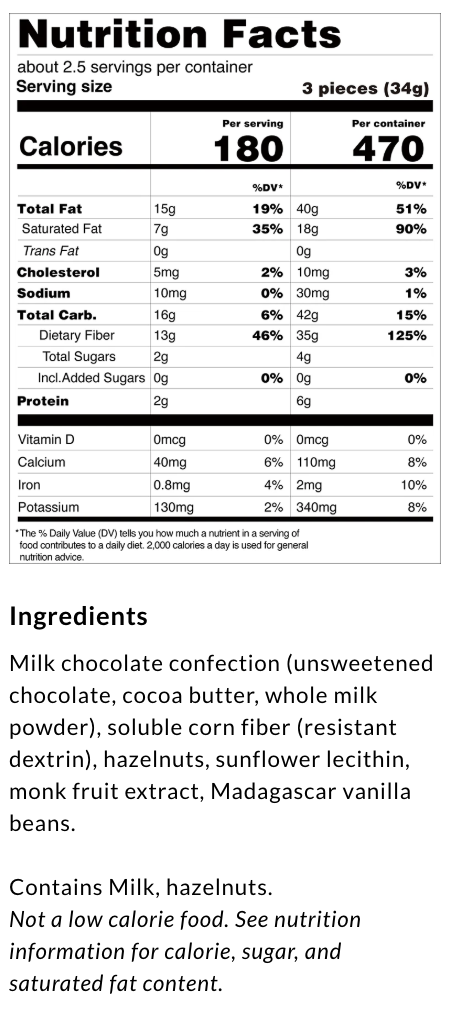 ChocZero Keto Bark 3.2oz