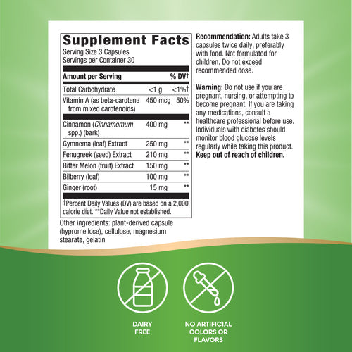 Nature's Way Blood Sugar Manager 90 capsules
