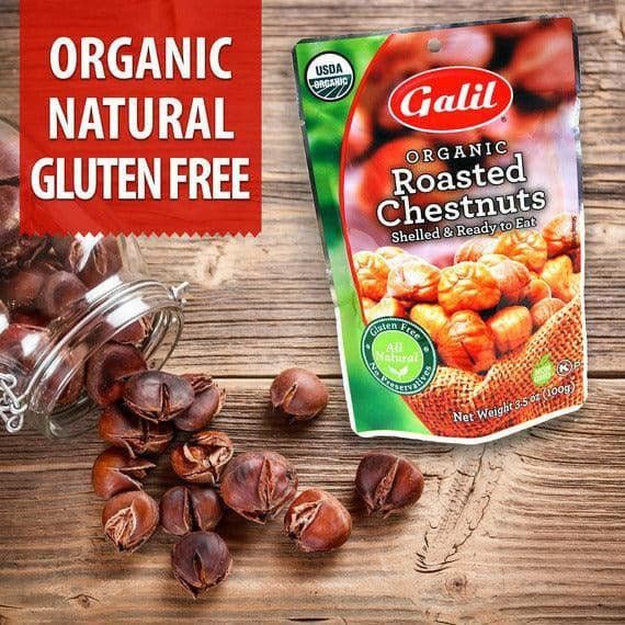 Galil Organic Roasted Chestnuts