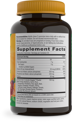 Nature's Way Alive! Calcium + Vitamin D3 Gummies 60 gummies