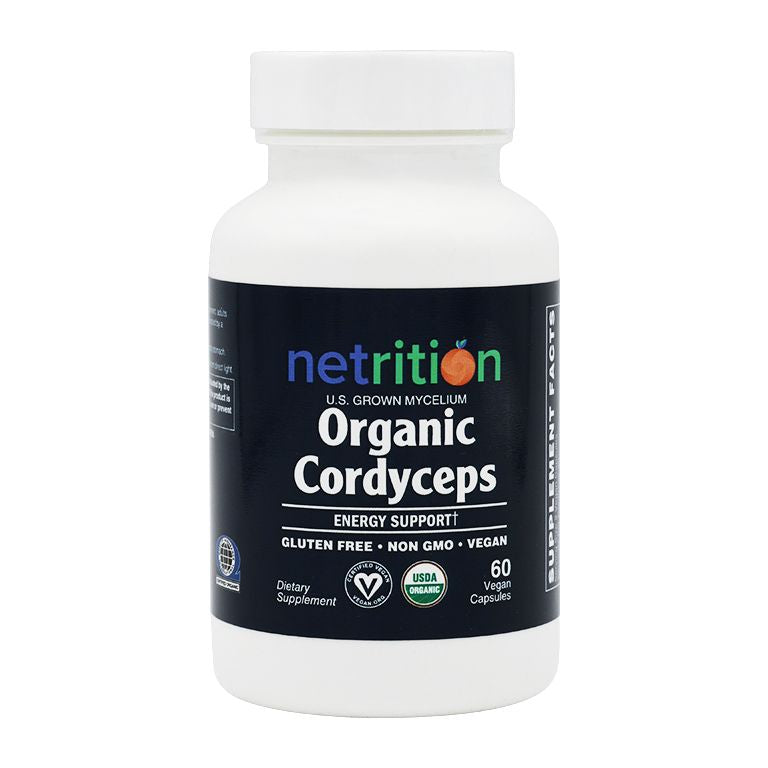 Cordyceps Mushroom Capsule by Netrition - Unleash Peak Performance, Naturally