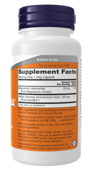 NOW PharmaGABA 250 mg, 60 Veg Capsules