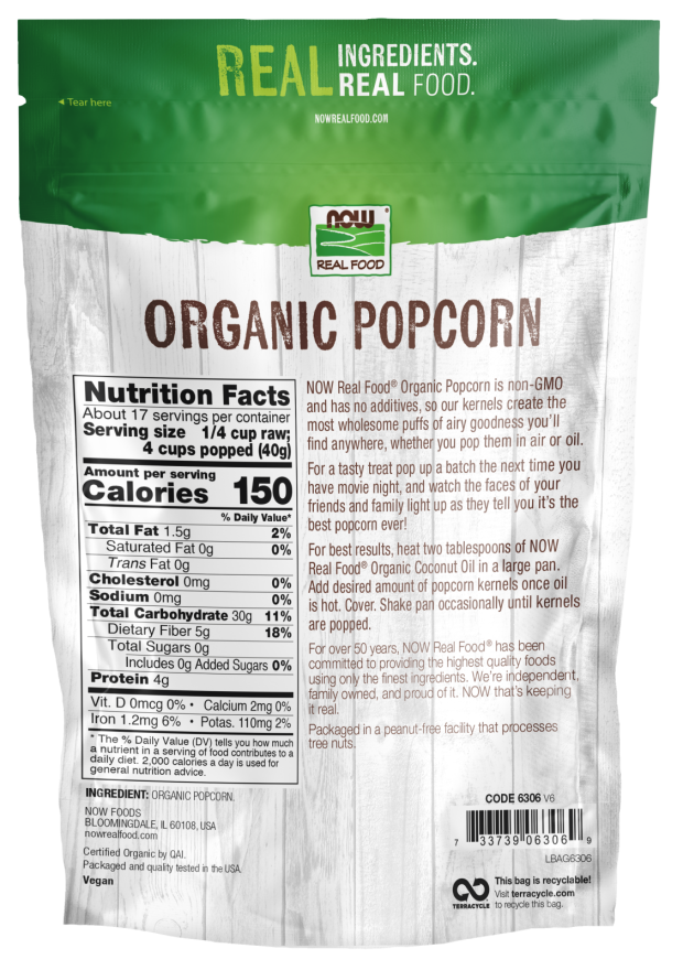 NOW Popcorn 24 oz (680 g)