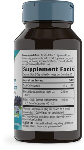 Nature's Way Bilberry Extract 90 vegan capsules