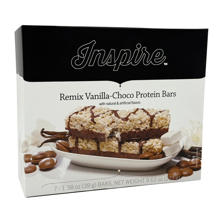 Inspire 15g Protein & Fiber Bars - "Remix" Vanilla Choco