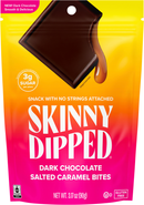 SkinnyDipped Bites - Dark Chocolate Salted Caramel Bites