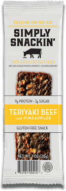 Simply Snackin' Beef Protein Snack - Teriyaki Beef with Pineapples