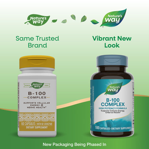 Nature's Way Vitamin B-100 Complex 100 capsules