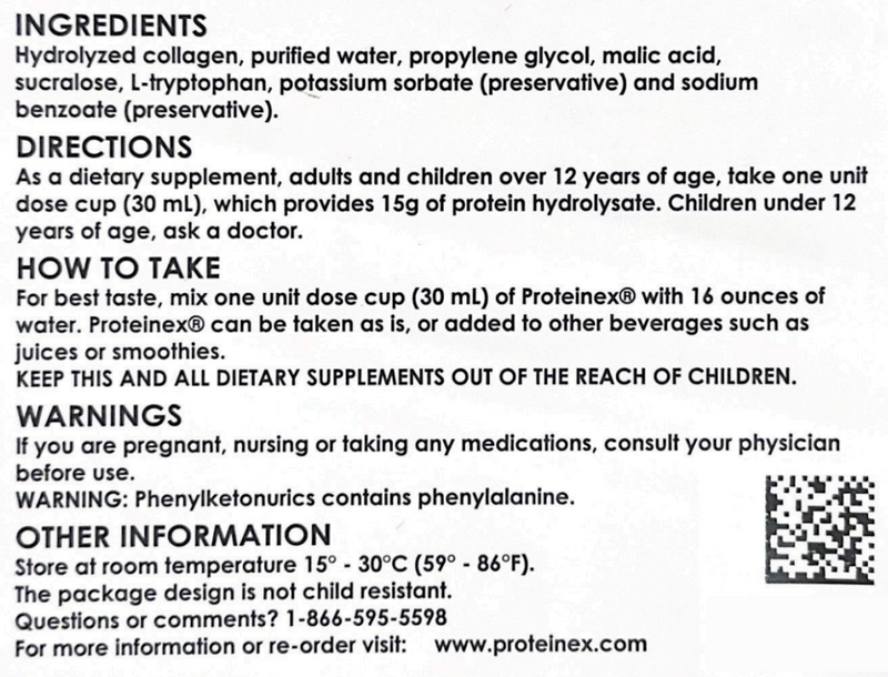 Proteinex 18g Liquid Protein