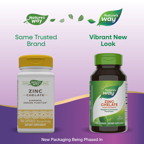 Nature's Way Zinc Chelate 100 capsules