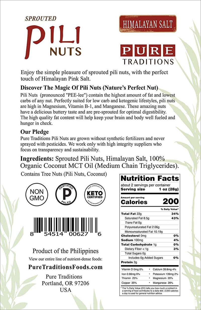 Pure Traditions Sprouted Pili Nuts