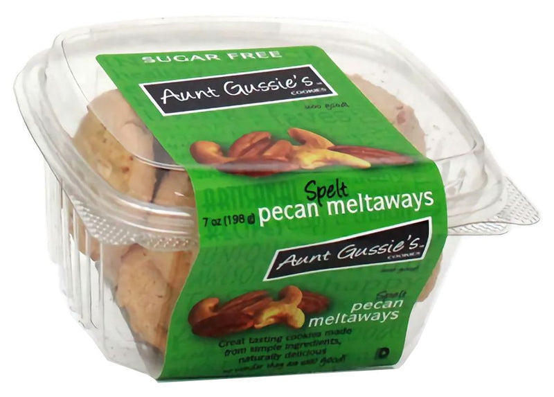 Aunt Gussie's Sugar Free Spelt Pecan Meltaways 7 oz