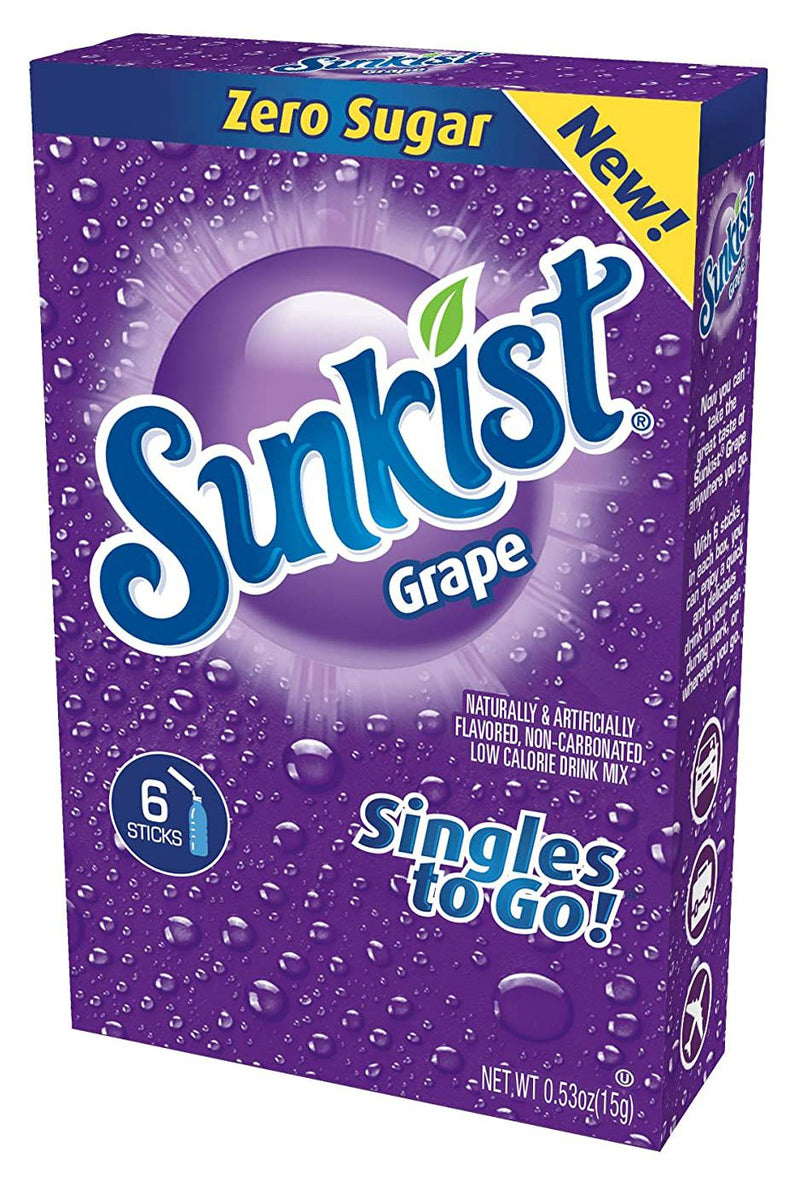 Sunkist Zero Sugar Singles-to-Go