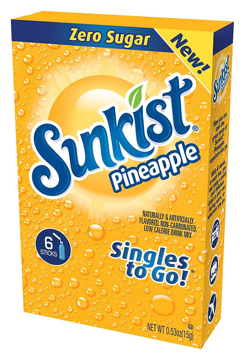 Sunkist Zero Sugar Singles-to-Go