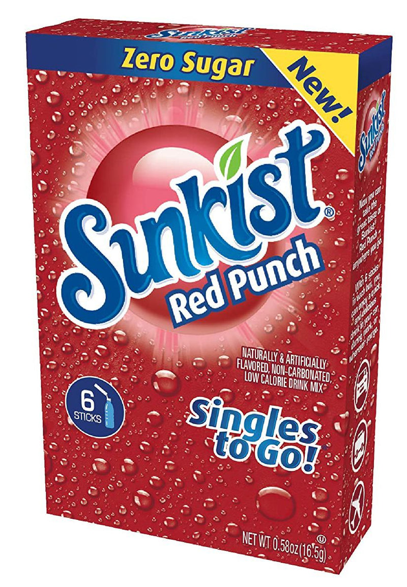 Sunkist Zero Sugar Singles-to-Go