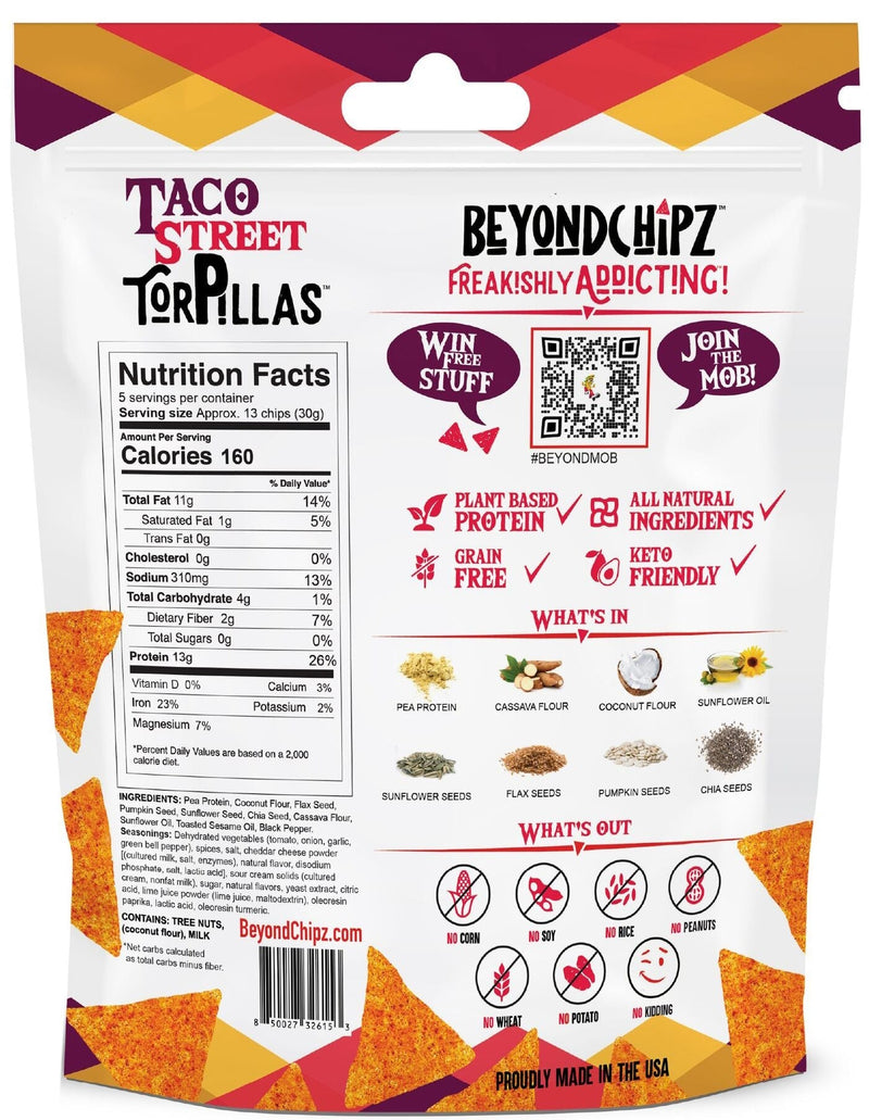 BeyondChipz Torpillas High Protein Tortilla Chips