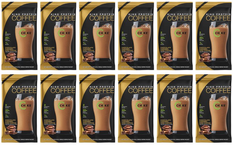 Chike Nutrition High Protein Iced Coffee Single Packets - Available in 8 Flavors! 