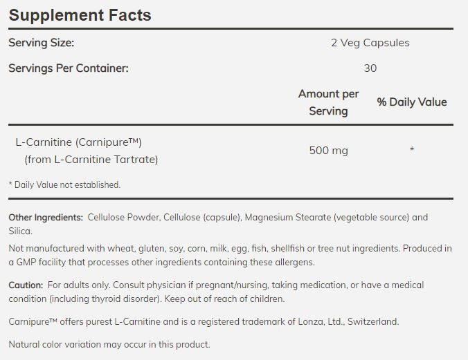 NOW L-Carnitine