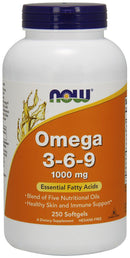 NOW Omega 3-6-9, 1000 mg- 250 softgels