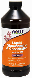 NOW Liquid Glucosamine & Chondroitin with MSM - 16 fl. oz.