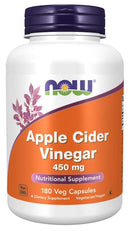 NOW Apple Cider Vinegar 180 capsules 