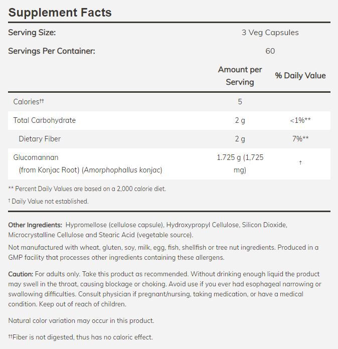 NOW Glucomannan