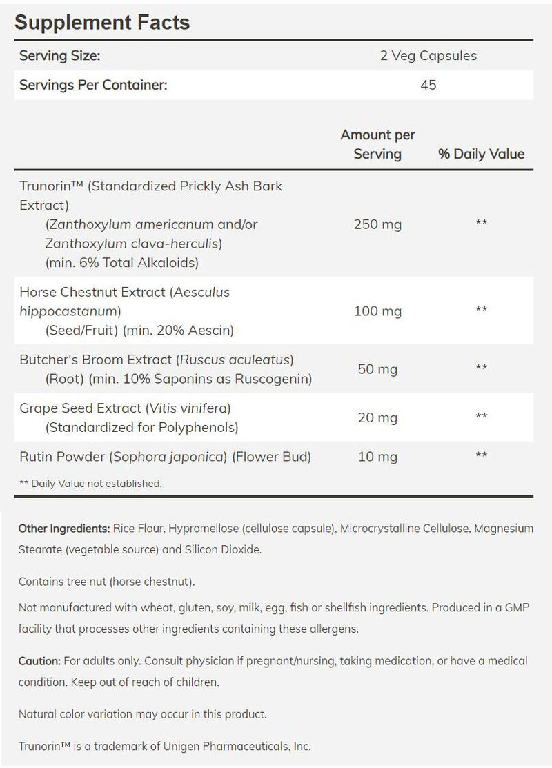 NOW Vein Supreme 90 veg capsules 