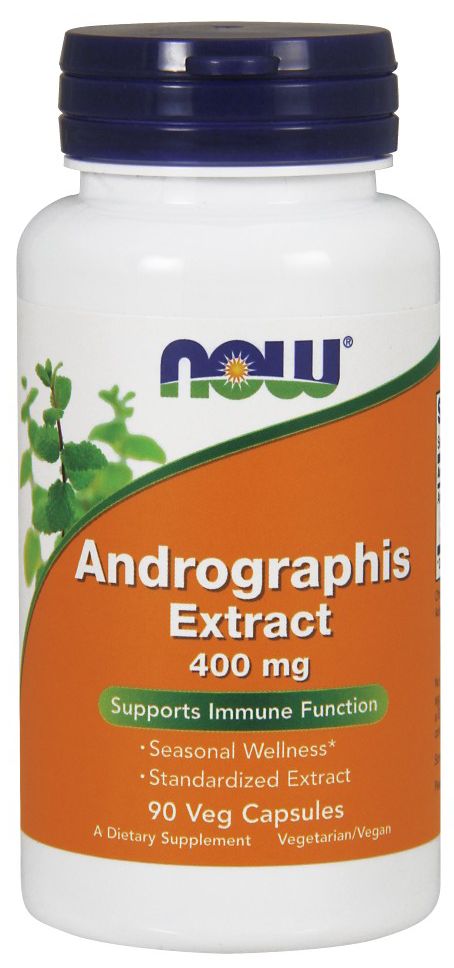 NOW Andrographis Extract 90 veg capsules 