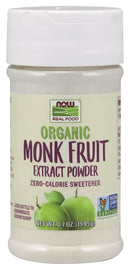 NOW Monk Fruit Extract Powder, Organic 0.7 oz 