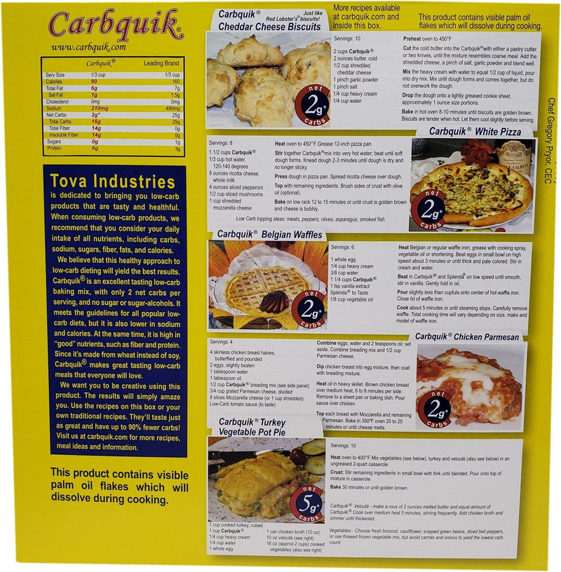 Tova Carbquik Bake Mix