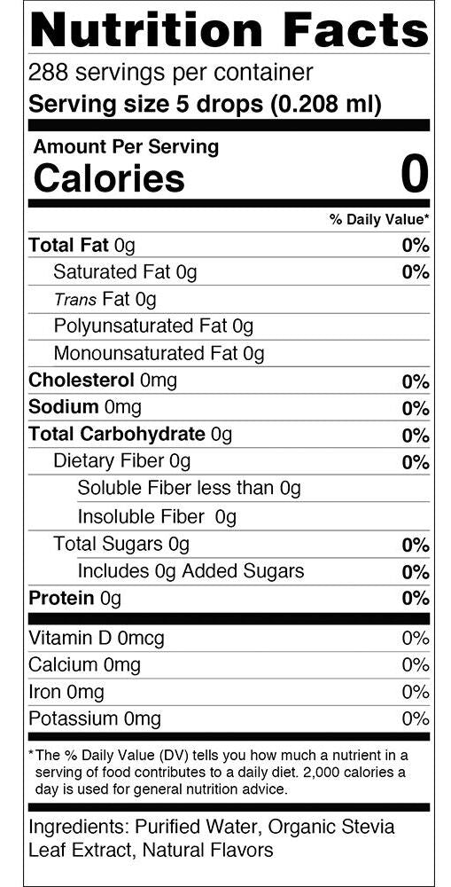 SweetLeaf Liquid Stevia Sweet Drops Sweetener