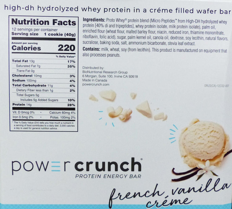 BNRG Power Crunch Protein Bars