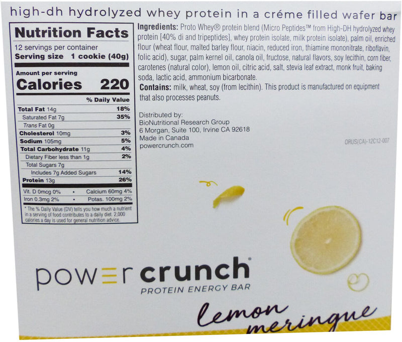 BNRG Power Crunch Protein Bars