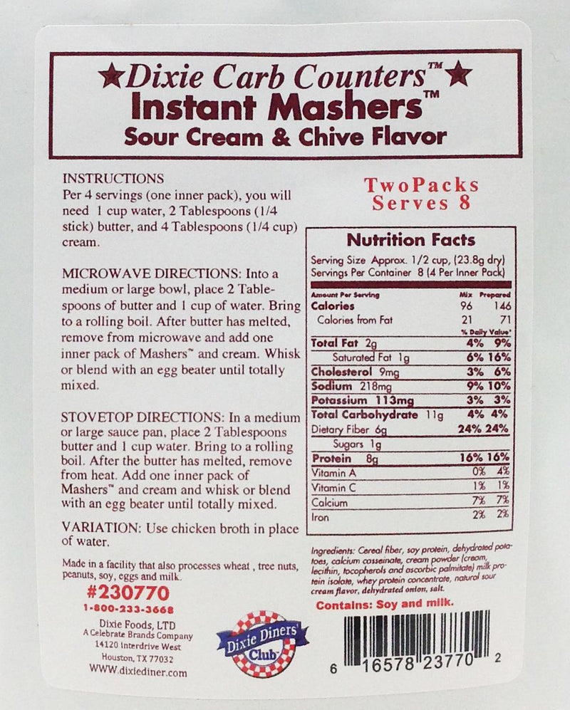 Dixie USA Carb Counters Instant Mashers