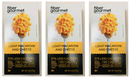 Fiber Gourmet Light Macaroni and Cheese 6 oz 