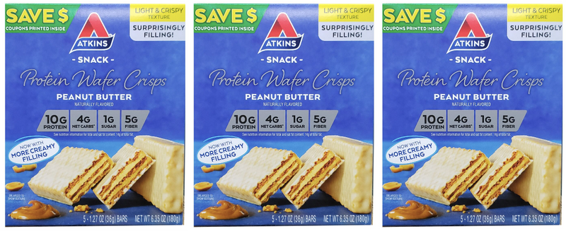 Atkins Nutritionals Protein Wafer Crisps 5 bars