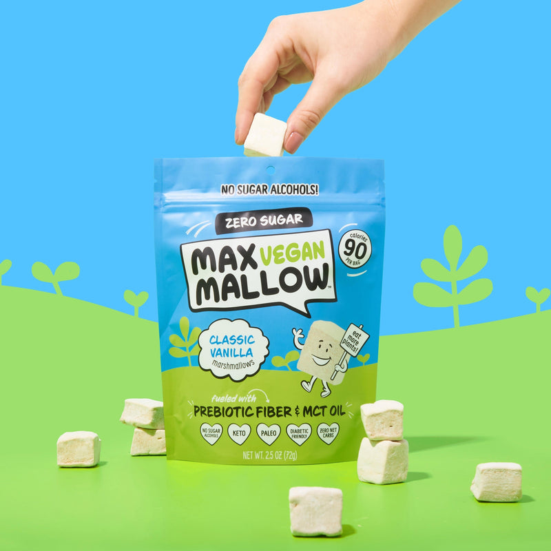 Know Brainer Foods Max Vegan Mallow Sugar Free Marshmallows 