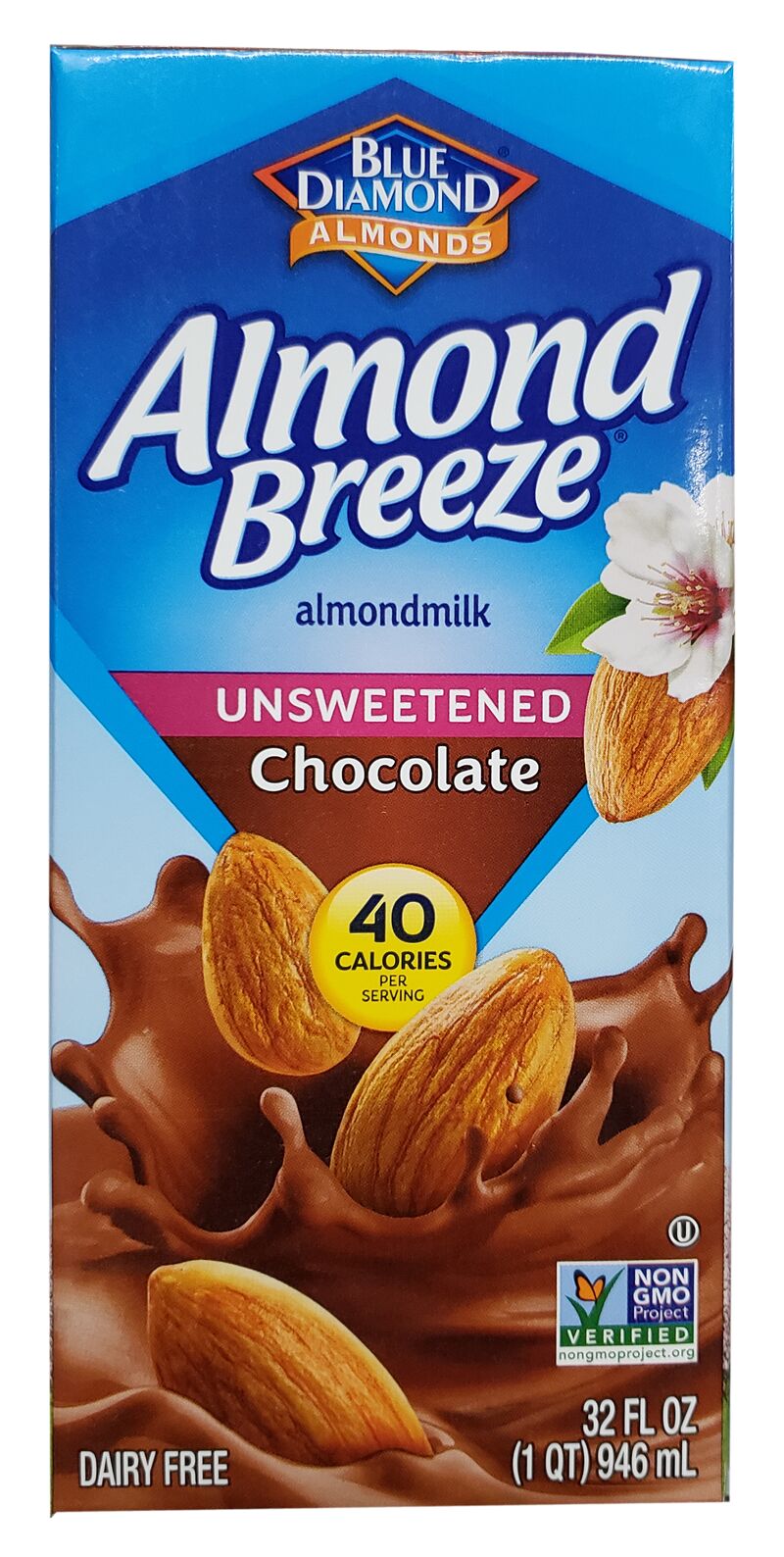 Blue Diamond Almond Breeze Unsweetened Almond Milk