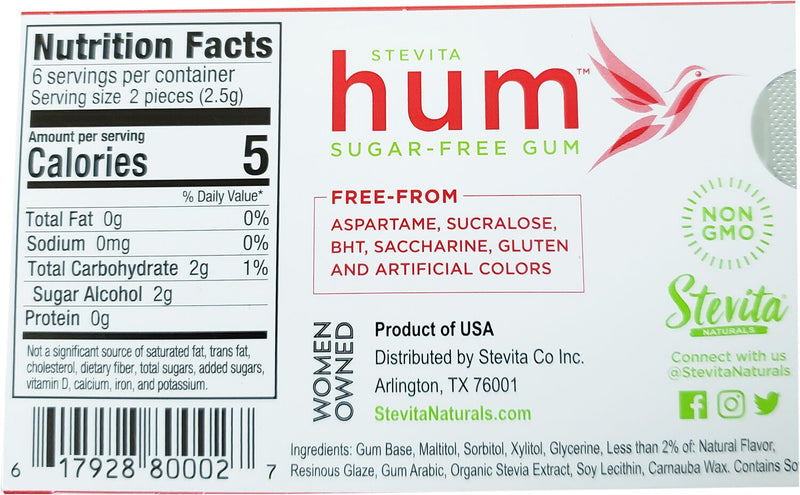 Stevita Hum Sugar Free Gum