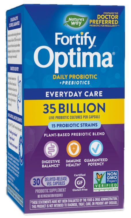 Nature's Way Fortify Optima Probiotic 30 vegetarian capsules 