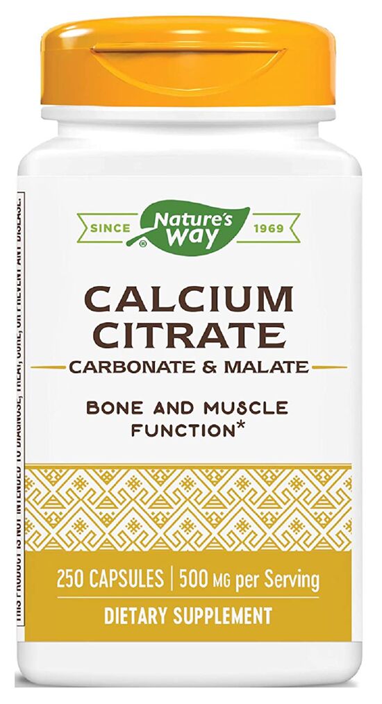 Nature's Way Calcium Citrate 250 capsules 