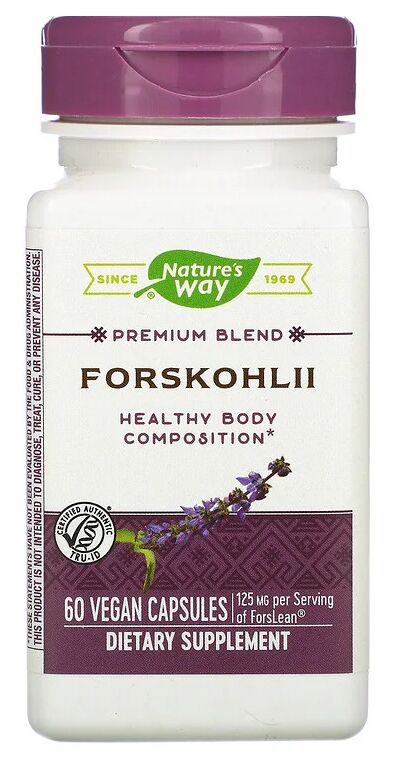 Nature's Way Forskohlii 60 vegan capsules 