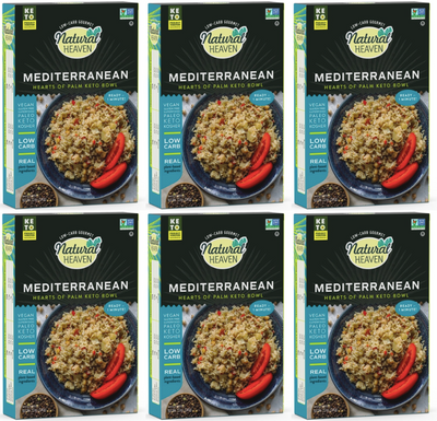 Riced Hearts of Palm Pasta Keto Bowl Ready Meal by Natural Heaven