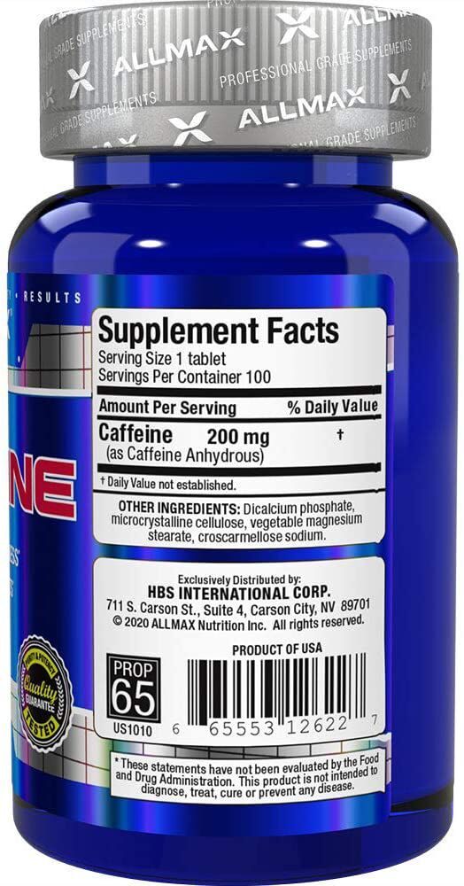 AllMax Nutrition Caffeine 100 tablets 